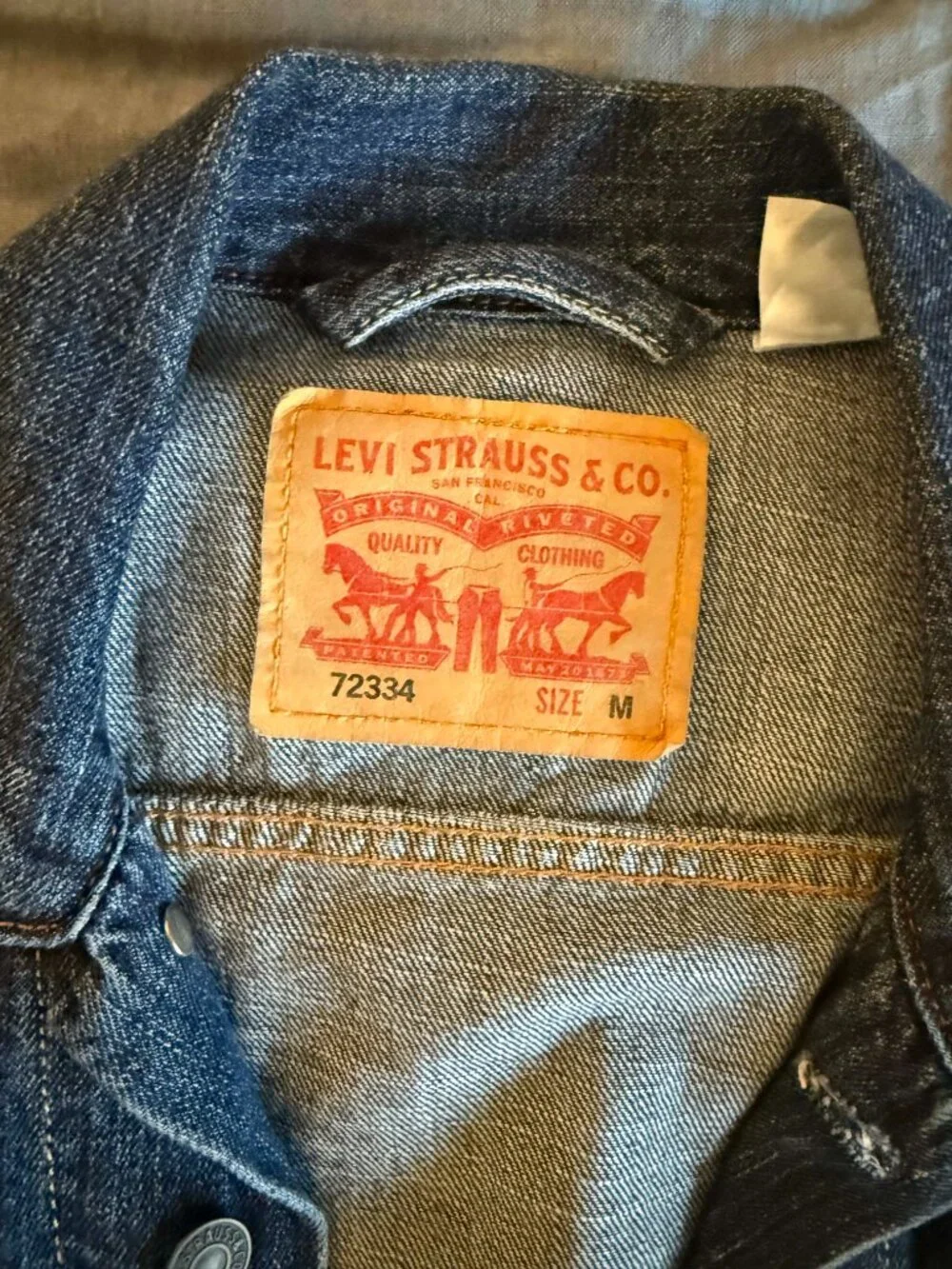 Levi's Blue Denim Jacket - Classic Men's Trucker - M